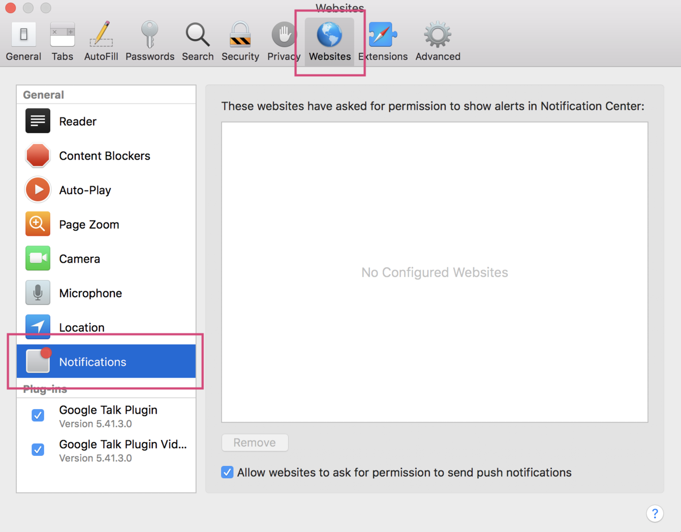 Safari notifications: How to turn them off